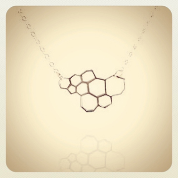 silver honeycomb