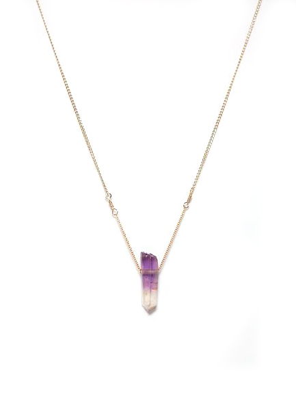 tiny amethyst point