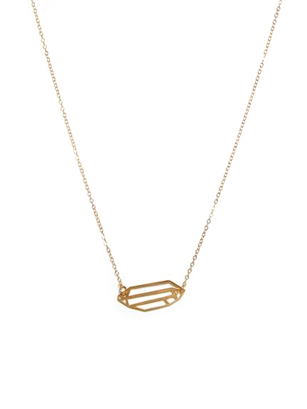 Crystal Cut Out // Gold